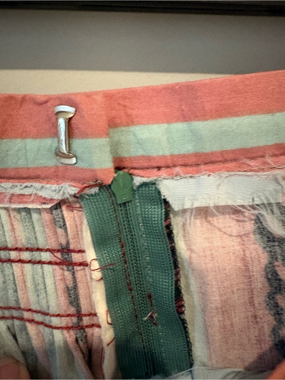 Colourful Striped Pleated Vintage Circle Skirt - Picture 4 of 4